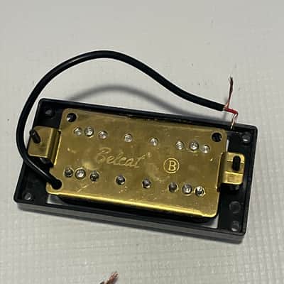 2020 Era Jackson Belcat Black Neck & Bridge Guitar Humbucker Pickup Set image 7
