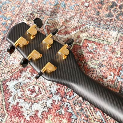 AVA Guitars - Style 1 - 2024 - Gold Leaf / Black Carbon Fiber. TV Jones Filtertrons. NEW, (Authorized Dealer) image 11