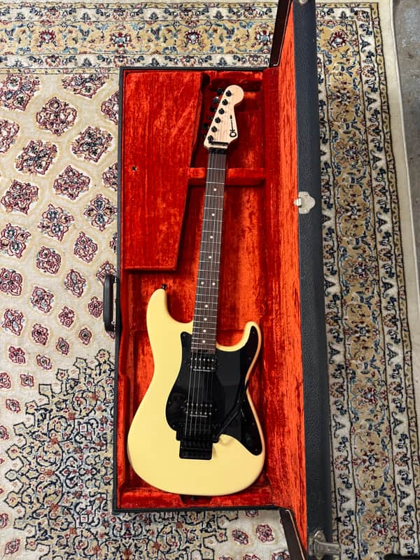 Charvel Pro-Mod San Dimas HH FR Vintage White - Vintage White image 1