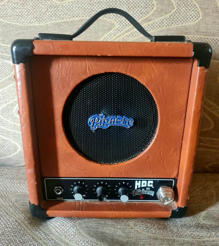 Pignose 7-200 HOG 20 Portable Rechargeable Guitar Combo Amp 20W – New Batteries + 12V Charger image 1