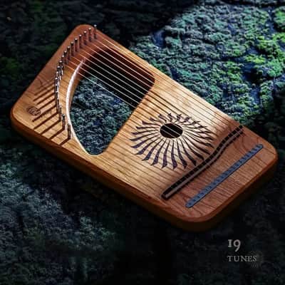 19-String Cherry Wood Lyre Harp – Warm Resonance & Elegant Design image 2