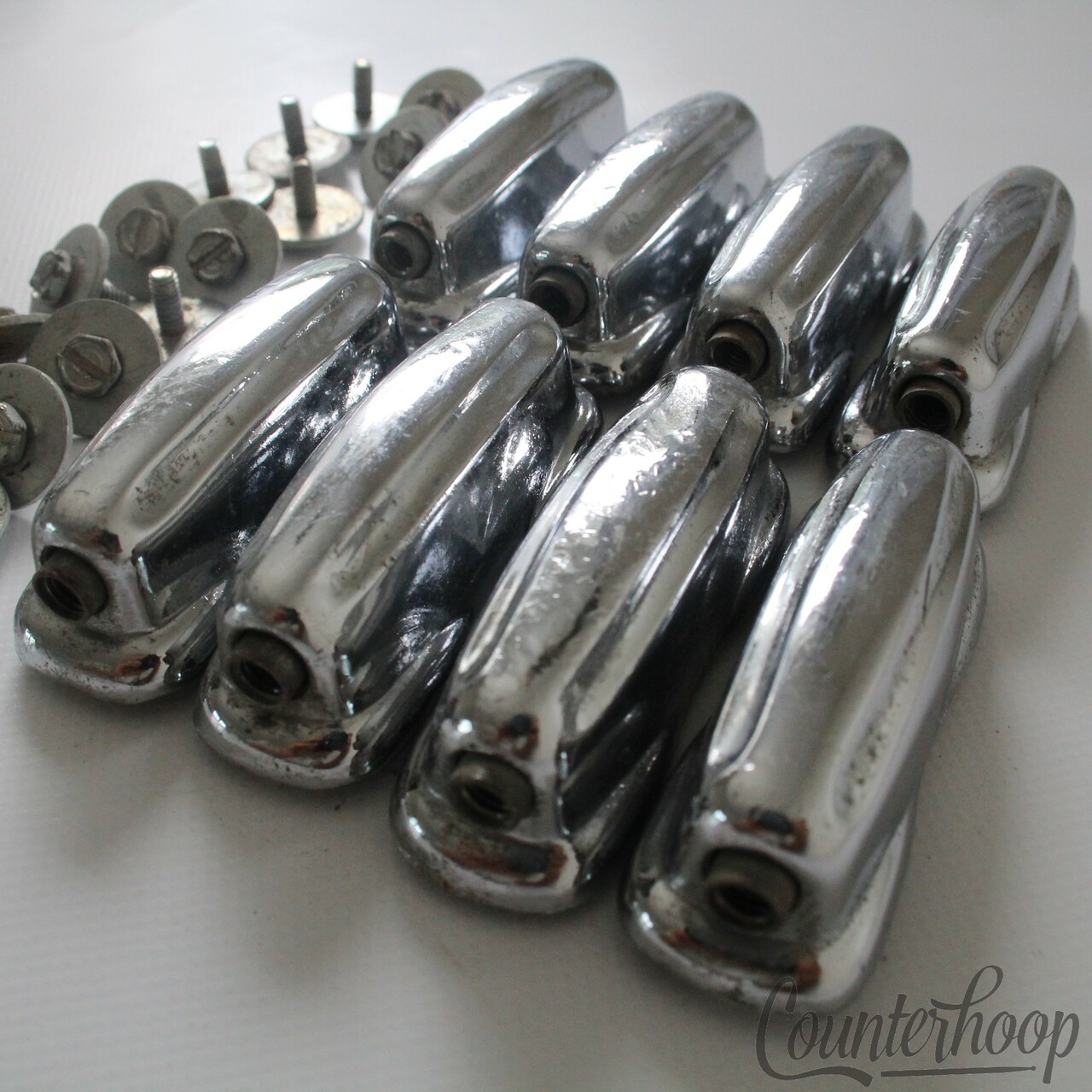 Slingerland 8x Sound King Snare Drum Lugs Chrome Vintage 60s Artist/Gene Krupa* — main photograph