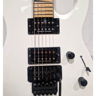 jackson DK2M - White Electric Guitar - Maple Neck - Good w/ Hard Case image 15