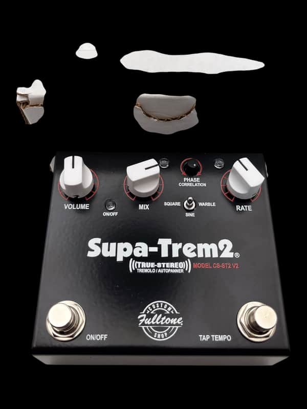 Fulltone Custom Shop Supa-Trem 2 V2 2019 - Present - Black X8004 image 1