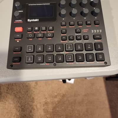 Elektron Syntakt 12 Track Drum Computer & Synthesizer 2022- Present - Black image 1