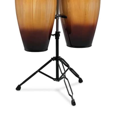 Latin Percussion LP Aspire 11 - 12" Conga Set - Oak Vintage Sunburst w/ Stand (LPA647-VSB) image 2