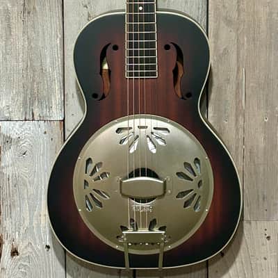 Gretsch G9241 Round Neck Resonator - Red Sunburst, Ships Fast with A Gig Bag and Pro Set Up! image 2