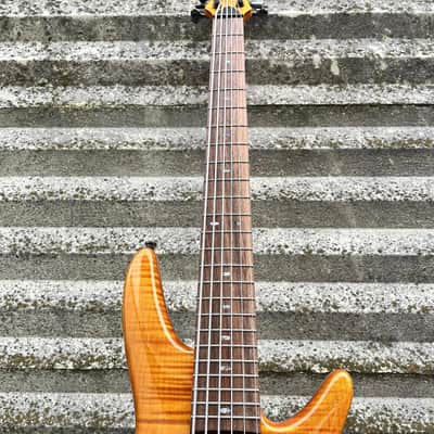 Ibanez GVB36-AM Gerald Veasley Signature Bass Amber image 2