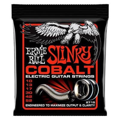 Skinny Top Heavy Bottom Slinky Cobalt Electric Guitar 10-52 String Set FeCo-alloy magnetc-properties image 1