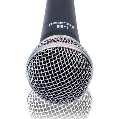 Fat Toad Professional Cardioid Dynamic Microphones & Clips (6 Pack) - Vocal Handheld, Unidirectional Mic Singing Microphone - Designed for Music Stage Performances & Studio Recording or PA DJ Karaoke image 2