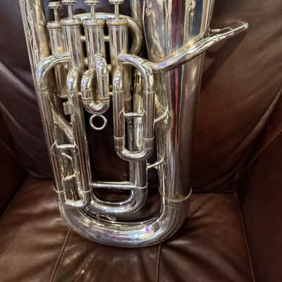 Yamaha YEP-321S Intermediate 4-Valve Euphonium 2010s - Silver-Plated image 3