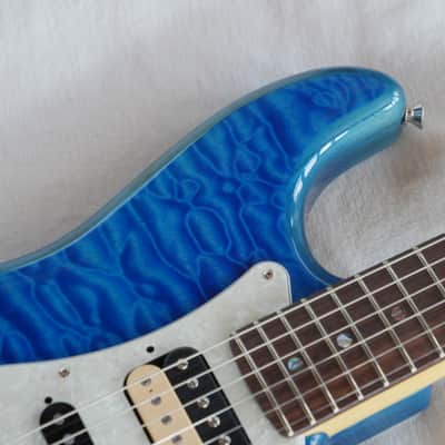 Video! 2021 Fender Michiya Haruhata Stratocaster Carribean Blue image 4