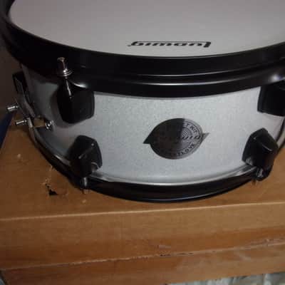 NEW in Box Ludwig 12" x 5" Mini Piccolo Snare Drum Sparkle Silver from Questlove Pocket Set image 1