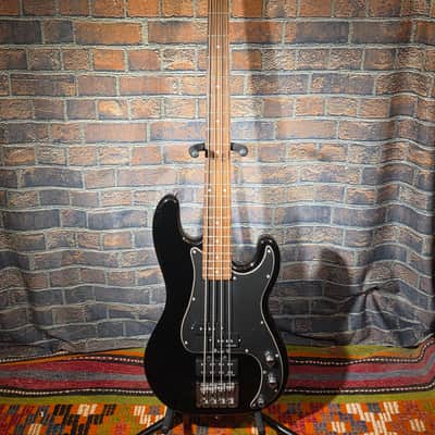 Schecter Diamond-P Custom 4-String Bass Gloss Black image 1
