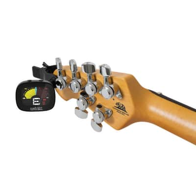 Flextune Digital Chromatic BIG 2" Color LCD Clip-On Tuner Guitar Bass Ukulele & Violin Tuning Modes image 2