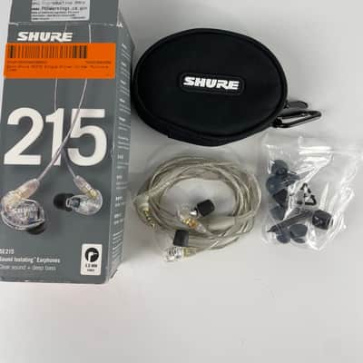 Shure SE215 Single Driver In-Ear Monitors, Clear image 1