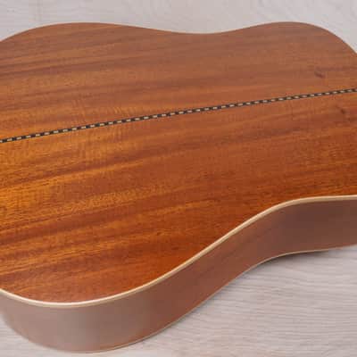 Fender DG-24 Mahogany Acoustic Guitar 1988 Vintage Natural w/ Bag image 9