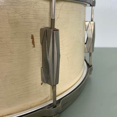 Gretsch Broadkaster Standard 40s Snare Drum 6.5 x 14" Rocket Lugs Stick Chopper Die Cast Rims image 4