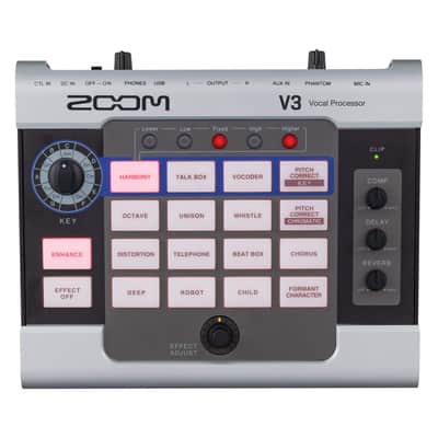 Zoom V3 Vocal Processor V-3 Voice Harmonize Pitch Effects FX Stage Performance image 6