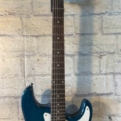 J Reynolds S Style Turquoise Electric Guitar image 2