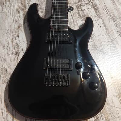 Schecter Blackjack C7 Blood Moon 2014 USA Seymour Duncan Sentient/Nazgul Hipshot Ebony Fretboard Locking Tuners image 3
