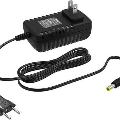 6V AC Adapter Compatible with Akai MPK2 MPK25 MPK49 MPK61 MPK88 MPK249 MAX49 Keyboard Power Supply Cord Adaptor [UL Listed] + Euro Plug Adapter