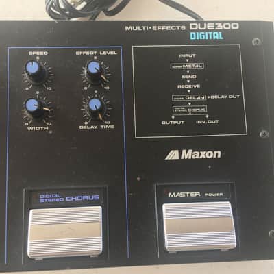 Maxon DUE-3 Digital Multi Effects Processor Vintage Super Metal Delay Chorus image 4