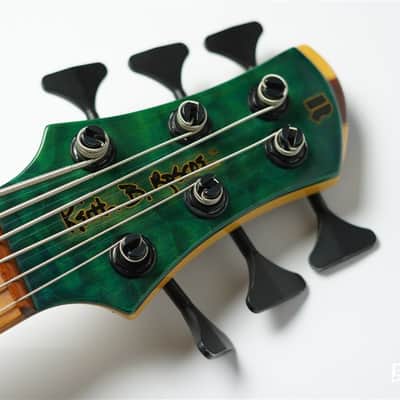 ROSCOE LG3006 Quilt Maple Top / Mahogany Back - Emerald Green image 7