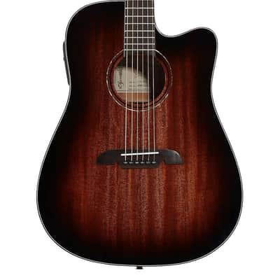 Alvarez AG66CESHB Deluxe Grand Auditorium Acoustic Electric Guitar - Mahogany image 1