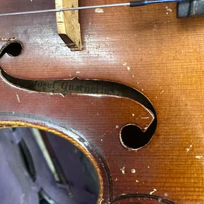 Vintage Copy Of Josef Guarnerius 4/4 Violin Made In Germany image 7