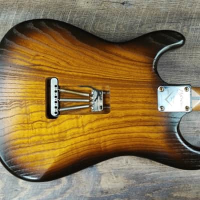 MyDream Partcaster Custom Built - Swamp Ash Tobacco Burst SRV image 3
