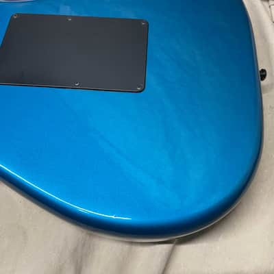 Kramer USA Pacer Deluxe Guitar R2 nut 1980s Blue image 19