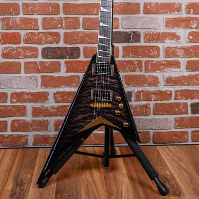 Jackson USA Custom Shop RRTQ Rhoads Quilt Maple Top Trans Black Burst 2022 w/OHSC image 4