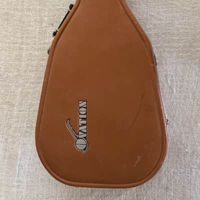 Vintage 1970's Ovation Deep Bowl Acoustic Guitar Case Round Back Brown USA - No Guitar CASE ONLY imagen 2