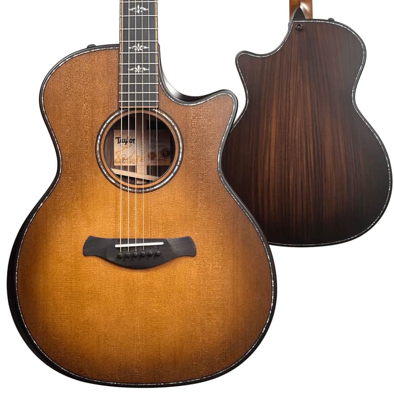 Taylor Builder's Edition 914ce Indian Rosewood/Lutz Spruce Grand Auditorium Acoustic/Electric Wild Honey Burst - 4024 image 1