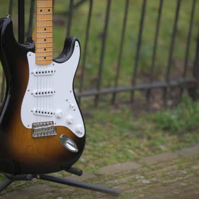 Fender Custom Shop Vintage Custom 1955 Stratocaster, NOS, Maple Fingerboard - Wide-Fade 2-Color Sunburst image 6