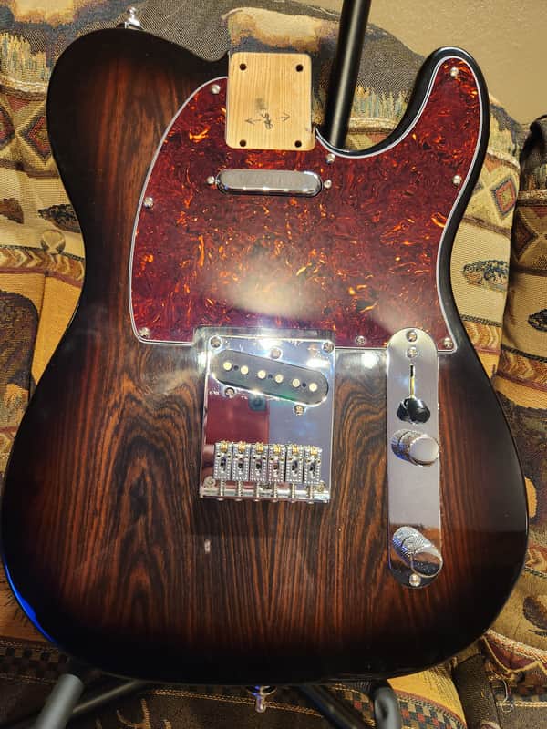 Walnut Telecaster Style Loaded Body Premium Electronics image 1