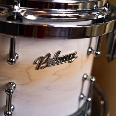 Polmuz drums Maple Model 1 - 20/10/12/16/14SD - Artist Satin White Fade image 9