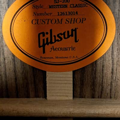 Gibson SJ-200 Custom Shop Western Classic 2013 - Sunburst image 8