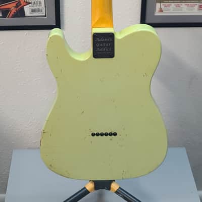MJT All Parts Telecaster VIDEO NOW 👂 ITEXCELLENT 🎸 Relic Partscaster Demarzio - P90 Neck 2026 - Green image 11