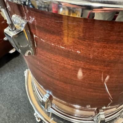 Ludwig Pro Beat Shell Pack, 1970s, 3 Ply, Mahogany Cortex image 12