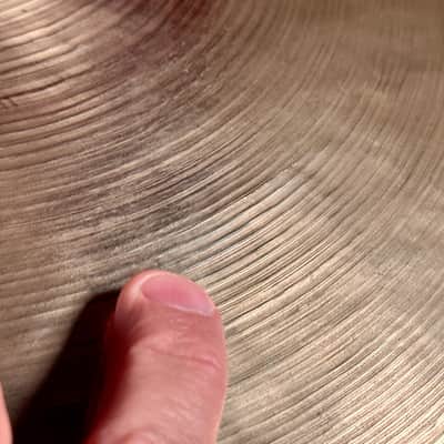 17" Zildjian A 1920s-1940s 1st/2nd/Pre-Trans Stamp Ride Cymbal 1988g *Video Demo* image 7