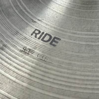 Paiste 2002 Black Logo 20" Ride Cymbal Vintage Used image 6