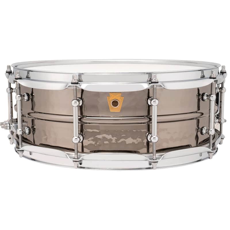 Ludwig LB416KT Black Beauty 5x14 Hammered Shell, Tube Lugs Snare Drum image 1