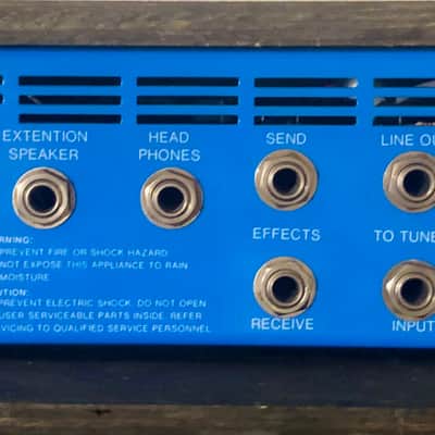 SWR Baby Blue-Electric Blue Bass Amp-Head (Baby Blue II) 90s Excellent image 13