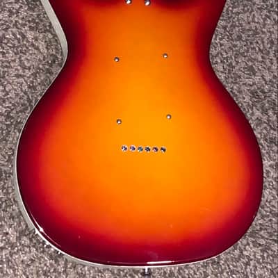 Danelectro D59 12-CS 12 Strings Electric Guitar - 2020's - Sunburst image 4