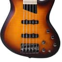 MTD KSDX5MP Kingston Saratoga Deluxe 5 String Electric Bass. Deep Cherry Burst
