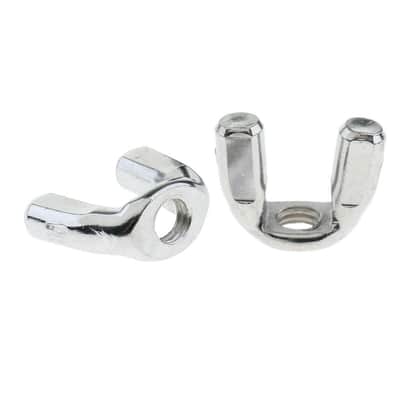 1 pr. Vintage Style Cymbal Stand Tilter 8mm Wing Nuts - 8MVWN1 image 4
