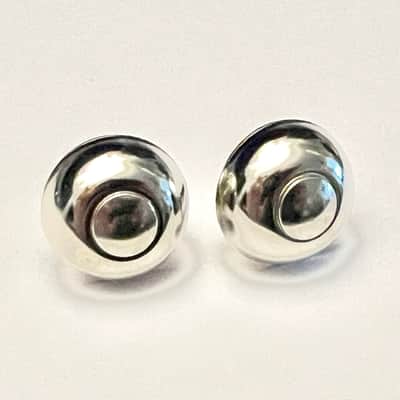 Two Chrome Plated Steel Glides for Vox Jaguar, Continental and Super Continental Organs image 4