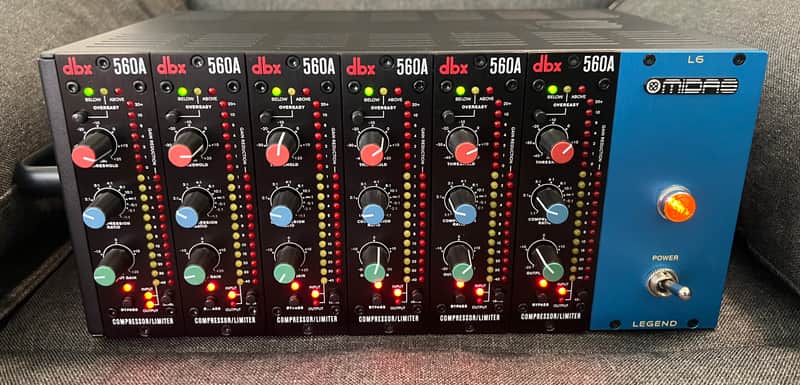 DBX 560A Compressors with Midas L6 Rack image 1